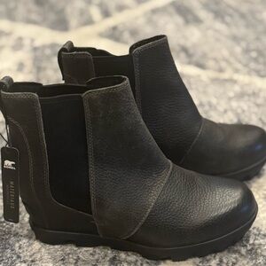 Sorel Black Ankle Boots for Women